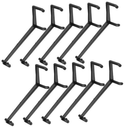 BESTonZON Écarteur de Branches de Plantes 10 Pcs Noir pour Arbres Fruitiers Jardinage, Clips de Guidage Réglables en Polyéthylène pour Formation et Maintien des Branches, Support Polyvalent