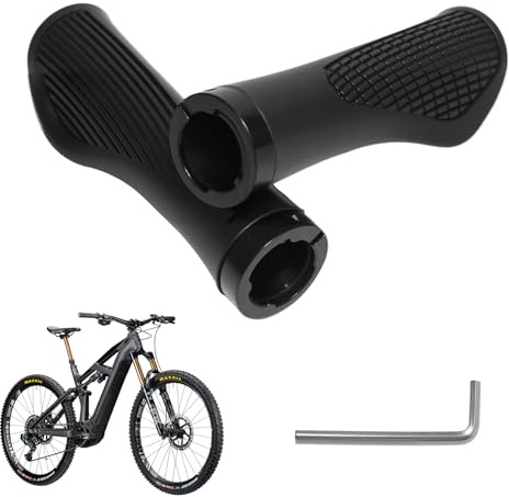 ZenHuaXinTon 1 Paar Fahrradgriffe Ergonomisch，Anti-Rutsch Griffe Fahrrad mit Sechskant-Schraubenzieher, Lenkergriffe Fahrrad，22mm für MTB Cityrad Trekkingrad Rennrad