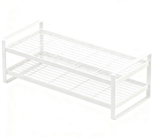 Couvre Plaque de Cuisson à 2 Niveaux, Support de Protection pour Placard à Gaz, Support de Plaque de Cuisson, pour la Cuisine(White,30x20x15cm/12x8x6in)