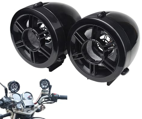 Altoparlante per moto a mano, altoparlante stereo modificato per moto, altoparlanti per moto con istruzioni vocali in reale per carrello da golf, scooter, ATV, bicicletta