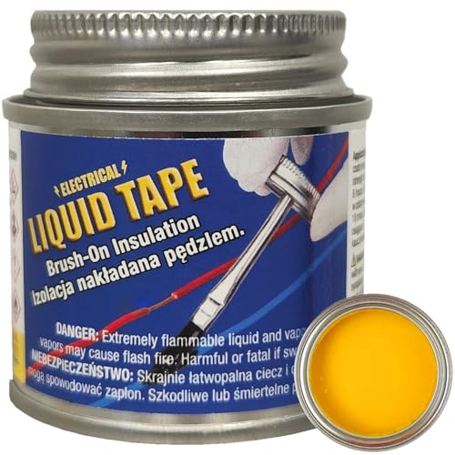 Cinta eléctrica de aislamiento de goma líquida Plasti Dip PlastiDip (amarillo)