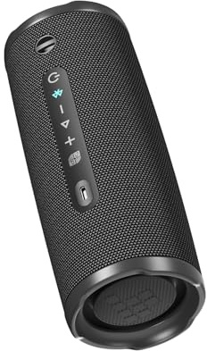 Tronsmart Mirtune C3 Plus Altavoz 50W Bluetooth 6.0 Portátil Exterior IPX7 | Tecnología Auracast, sincronización multialtavoces, graves profundos, EQ App, 12h reproducción, USB‑C, camping y playa