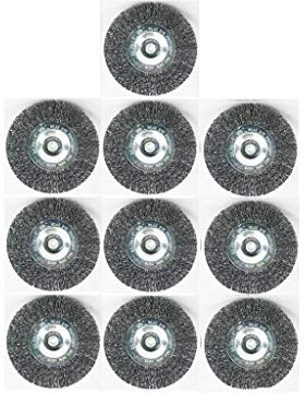 Fleurelle 10er Set Fugenbürste für Elektrische Fugenbürste FEF 400 Metall/Draht