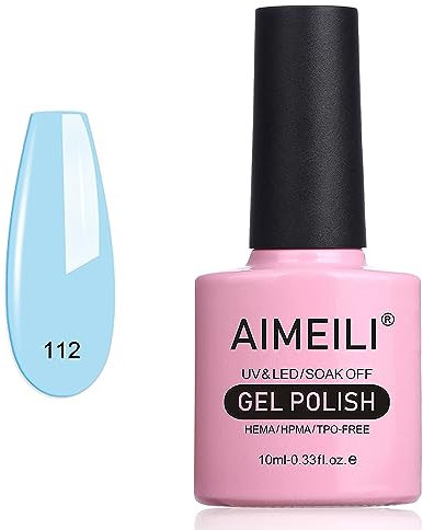 AIMEILI Soak Off UV LED Gel Nail Polish - Ixia Viridiflora (112) 10ml