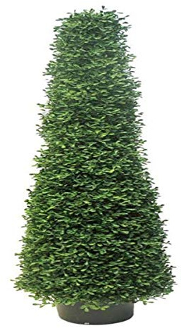 Artificielles.com - Buchsbaum-Attrappe im Topf, Kunststoff, UV-Schutz, Höhe 130 cm, Grün