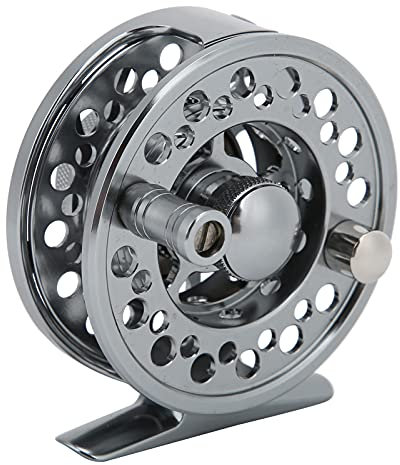 VGEBY Fliegenrolle, 3/4 Fliegenfischen Rollen 2 + 1 Kugellager 1:1 Übersetzungsverhältnis CNC Aluminiumlegierung Angelrollefur Angeln