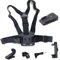 JAMUILS Brustgurthalter und Rucksack-Schultergurt-Halterung mit Handy-Clip Action Kamera Zubehör Kompatibiel mit GoPro DJI OSMO Insta360, Kompatibiel mit iPhone 15 14 13 12