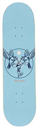Birdhouse Hummingbird Logo Skateboard Deck Blue 8.25
