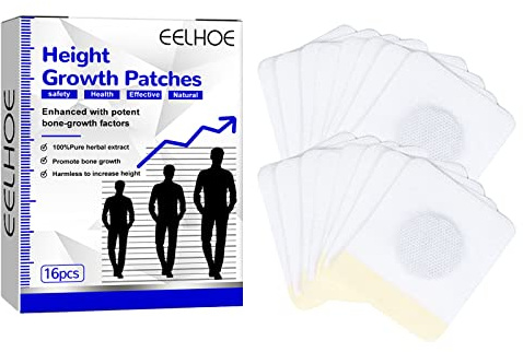 Utapossin Magnetische Fuß Patch Height Growth Patches 16 Stück Höhenwachstums-Fußpflaster Patches zur Höhenvergrößerung zur Verbesserung der Körpergröße für Erwachsene und Kinder