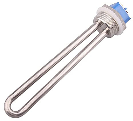 Heating Element Immersion Water Heating Element Tubular Heater Pipe DC Heating Element 12V 150W 1''NPT Thread
