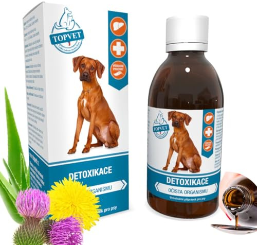 Detox Ergänzungsfuttermittel - Unterstützung für Leber + Niere - Entgiftung fur Hund - Mariendistel, Löwenzahn Sirup - Starke antioxidative Wirkung - leckerer Geschmack 200 ml (200) | Unterstützung für Leber + Niere, Entgiftung mit Mariendistel, Löwenzahn Sirup, Starke Antioxidative Wirkung