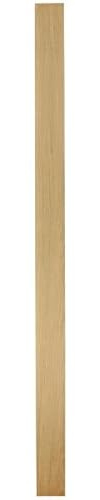 Jackson Woodturners Oak Plain Square Newel Post – Unfinished Engineered Oak Stair Newel Post – 90mm Square – Multiple Heights (1500mm)