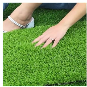 Césped Artificial 3m X 5m Alfombra Astro Turf Realista Alfombras De Césped Artificial 20MM Altura De Pelo Natural Interior Exterior Base De Césped Artificial(Size:4X3M)