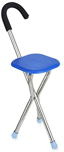 NATWEE Klappbarer Spazierstock für ältere Menschen mit Sitz, Aluminium, tragbarer Verstellbarer Stockhocker für Eltern, C. It's so Kind of You
