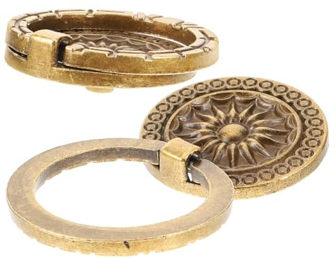 OSALADI 2 Stück Vintage Metall Schubladengriffe Zinklegierung Schrankknöpfe Kommodengriffe Möbelgriffe Kleiner Türknauf Für Schrank Schublade