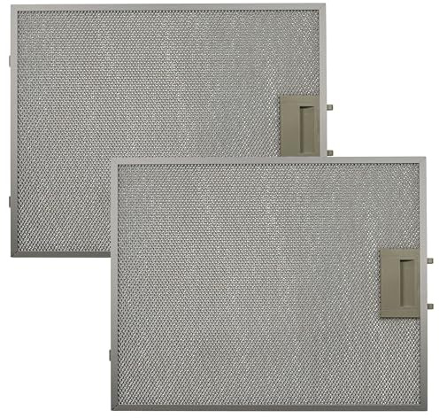 vhbw 2x Filter Metallfettfilter kompatibel mit Constructa CD656251/01 | CD656251/02, CD656251/03 Dunstabzugshaube - 34,9 x 29,6 x 0,8 cm, Metall