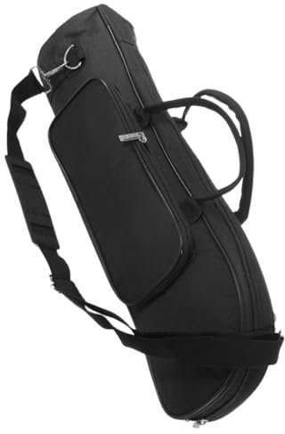 Toyvian Wasserdichte Trompetentasche Aus Gepolstert Schulterriemen Praktische Handtasche Für Junge Musiker Mit Stauraum Für Zubehör Robust Und Langlebig Für Konzerte Und Transport