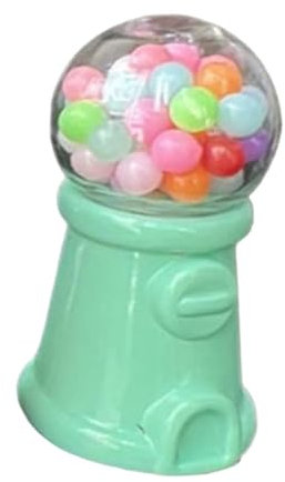 Luwecf Macchina per Caramelle in Miniatura Macchina per Caramelle Macchina per Caramelle Accessorio per mobili per casa in Miniatura Carino per Bambini, Verde