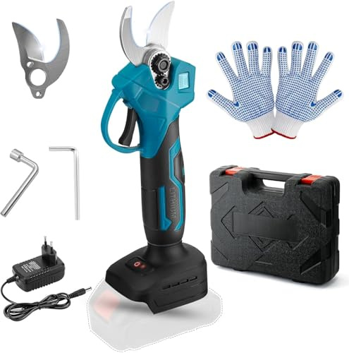Elektrisk trädgårdssax utan batteri, för Makita, 15–30 mm, professionell 21 V, elektrisk grensax, skärdiameter, grensax, rävsax, trädsax, batterisekatör