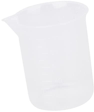 Gcljlmy Gobelets doseurs 50 ml, 100 ml, 150 ml, 250 ml, 500 ml (100 ml, transparent)