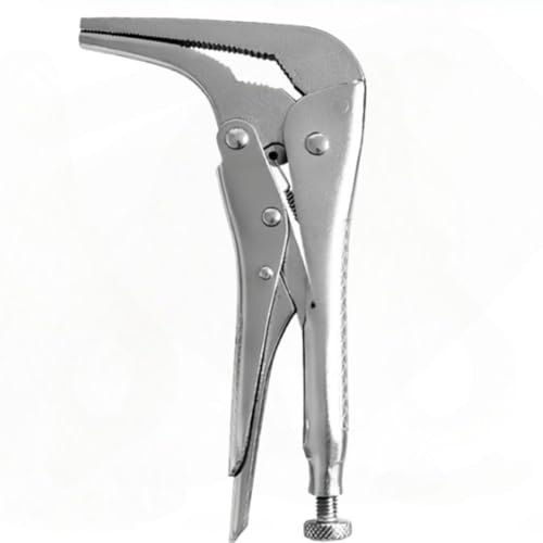 Fegtrtyoa Pinza di Bloccaggio A Becchi Piegati 90 Pinza di Bloccaggio Acciaio per Crimpatura
