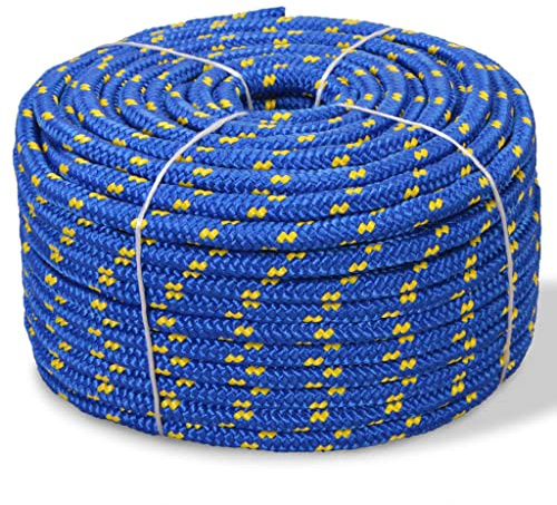 vidaXL Corde de Bateau Polypropylène 6 mm 500 m Bleu