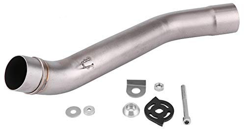 Qiilu Moto Collettori di scarico, Collegamento completo del tubo di sper Fiato del di scarico completo del motociclo per Z750 2007-2012