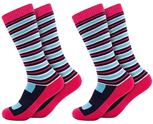 Occulto Kinder Skisocken 2er Pack (Modell: Mondi) Rosa 35-38