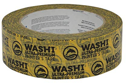 WashI Tape - Nastro adesivo ultra premium per carta di riso (38 mm)