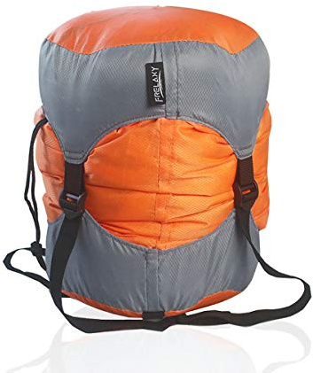 Frelaxy Compression Sack, Ultralight Sleeping Bag Stuff Sack, 40% More Storage! 11L/18L/30L/45L/52L, Compression Stuff Sack - Space Saving Gear for Camping, Hiking, Backpacking (Orange, S)