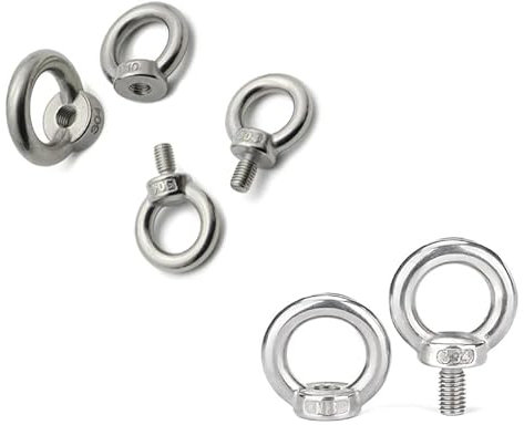 1-5 STÜCKE Ringöse 304 Edelstahl M3 M4 M5 M6 M8 M10 M12 M14 M16 Ringmuttern/Schraube Ringhakenmutterschrauben