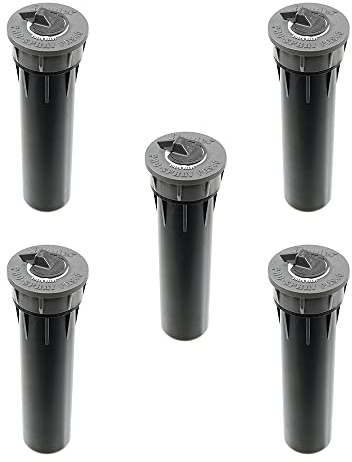 [Pack 5] Difusor Emergente Hunter Pro Spray – PRS40. Difusor de riego regulada a 2,8 Bar. Difusor emergente 10cm. Válvula Anti Drenaje instalada de Serie. Conexión: Rosca 1/2 H