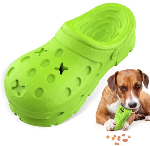RUXAN Jouet Indestructible pour Chien - Jouet Interactif avec Goût de Bœuf - en Caoutchouc Naturel Jouets à mâcher pour Chiens de Petite Moyenne Grande Taille
