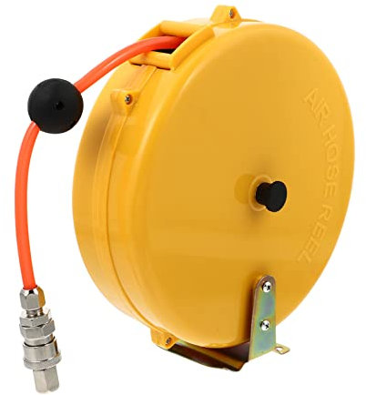 Hemobllo Automatic Retractable Reel Air Hose Reel for Pneumatic Tool Use in Workshop Garage
