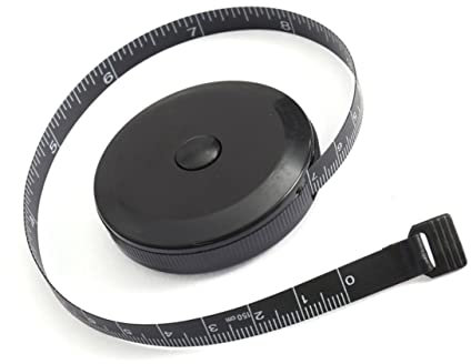 STOBOK Einziehbares Flexibles Maßband Mit Reißfestem Pvc-tape Und Klarem Maßstab Schwarzes Körpermaßband Für Präzise Messungen Von Umfang Und Körpermaßen Robustes Kunststoffgehäuse Stoßfe