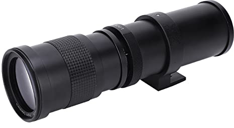Objectif Zoom Téléobjectif 420 800 Mm F 8.3 16, Photographie à Distance avec Monture T2 pour Appareils Photo Numériques,