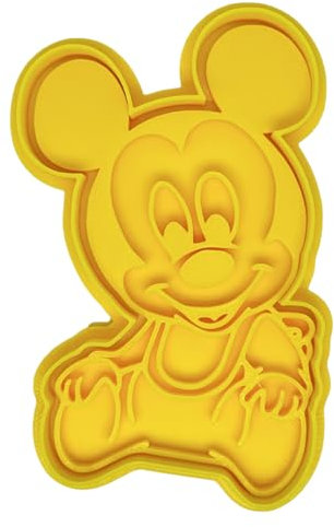 Disney Mini Minnie Mouse Cookie Cutter Set for Biscuits, Cakes, Decorations (Mickey)