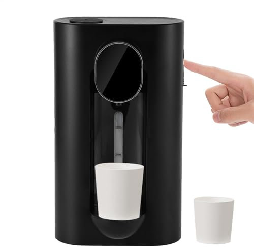 Dispenser per liquori | Dispenser per bevande con display a LED con 2 bicchieri magnetici, 540 ml, 3 modalità, dispenser per vino, whisky, liquore
