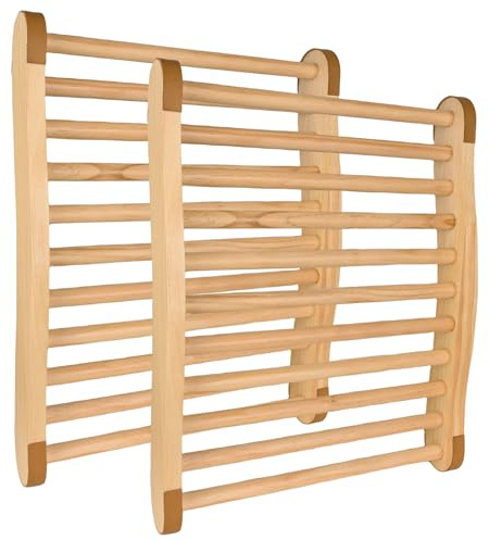 Shanshanshop Lot de 2 dossiers de sauna infrarouges - Convient pour les salles de sauna et les dossiers de sauna de style seau - 45,7 x 30,5 cm - Confortables et ergonomiques en forme de S