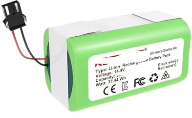 Batería For Accesorios De Aspiradora. Compatible Con Conga 990, 1090 Y 950, Batería De Iones De Litio De 14,4 V.(2600mAh)