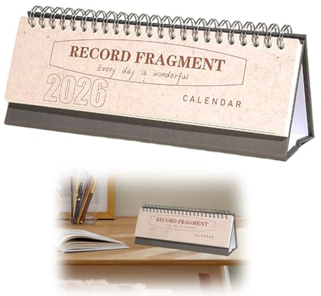 Juguta Calendrier de table– Calendrier de table 2026 paysage de juillet 2025 à decembre 2026, calendrier de table 2025 2026, Planificateur, Agenda hebdomadaire, Organisateur, Journal