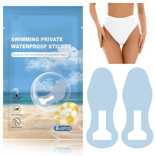 Swim Liner - Swim Liner portable, bikini sanitaire, patch de natation hygiénique | Autocollant de confidentialité PU, couverture discrète maillot de bain, barrière d'humidité pour femmes pendant