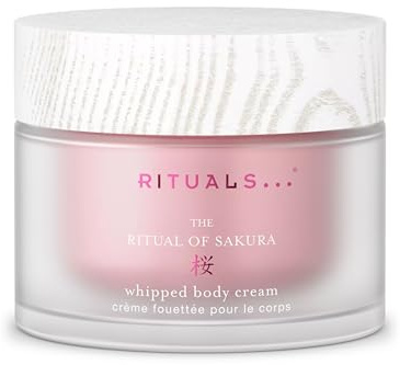 RITUALS The Ritual of Sakura Crema Corporal Hidratante con Flor de Cerezo y Leche de Arroz, fórmula nutritiva para una piel suave, fragancia floral, 220 ml