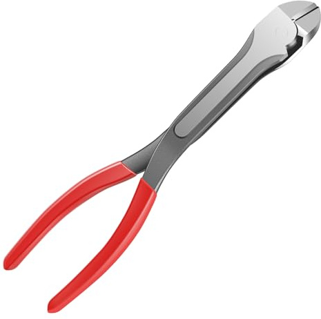 Chromium Vanadium Steel 11 inch Extended Diagonal Cutting Pliers High Leverage Wire Cutter with Anti-Slip Handle Heavy Duty Side Pliers for Wire