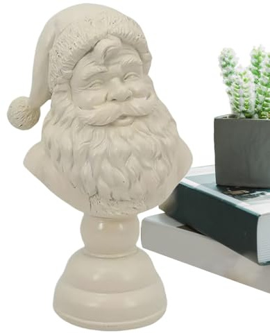 Decorazioni con Figure di Babbo Natale Ornamento in Resina Artigianale