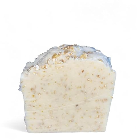 Selura Naturseife Hafer & Mandelmilch ohne Duftstoffe – Gesichts- & Körperseife für empfindliche Haut – plastikfrei, handgemacht – feste Seife Duschen & Hände, ca. 100 g