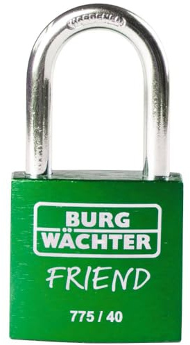 Burg-Wächter Zylinder-Vorhangschloss 775 40 35 Grün SB