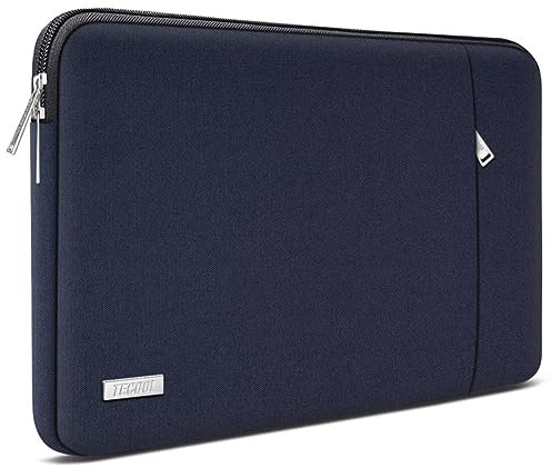 TECOOL Laptoptasche 15,6 Zoll Laptop Hülle, wasserdichte Notebooktasche Schutzhülle Notebook Sleeve Schutztasche für 15-15,6 HP Dell Lenovo Thinkpad Ideapad Acer ASUS Chromebook Samsung,Dunkelblau