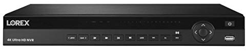 Lorex N881A38B Series 32 Channel 4K 2x4TB IP Ultra HD Security System Network Video Recorder (NVR) with Lorex Cloud Connectivity, Audio, Black (Recorder Only)