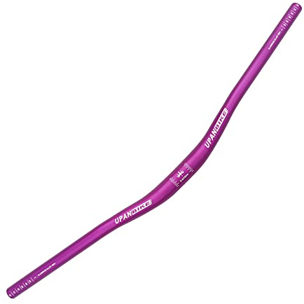 UPANBIKE φ31.8mm MTB Mountain Bike Bicycle Extra Long Handlebar 720mm Riser Bar(720mm,Purple)